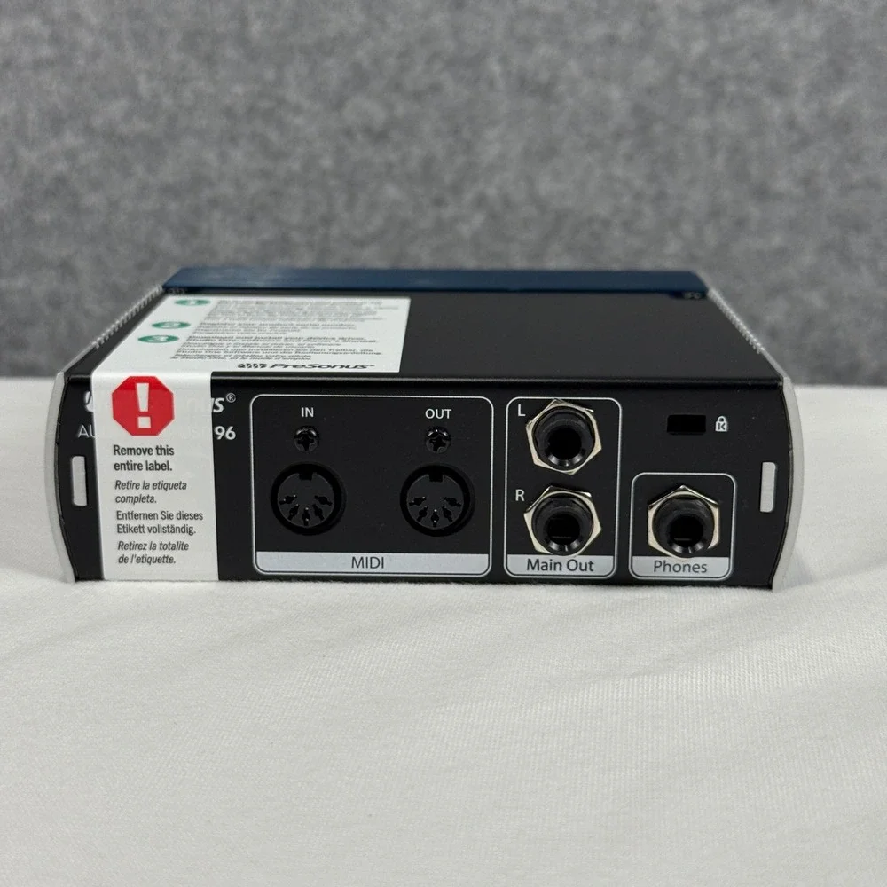 PreSonus AudioBox USB 96 2x2 USB 2.0 Audio Interface Blue 24-bit 96kHz MIDI